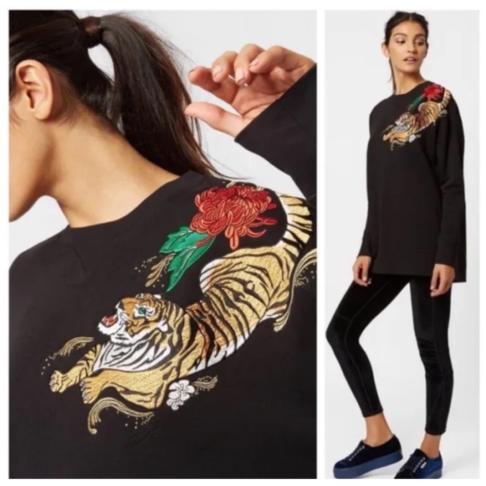 Sweaty Betty Black Oversized Graphic Hoodie